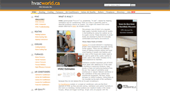Desktop Screenshot of hvacworld.ca